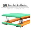 HotcoS Gymnastics Vaulting Board with Steel Frame, Curved Design and Impact Protection Mats, 120 x 60 cm view 2
