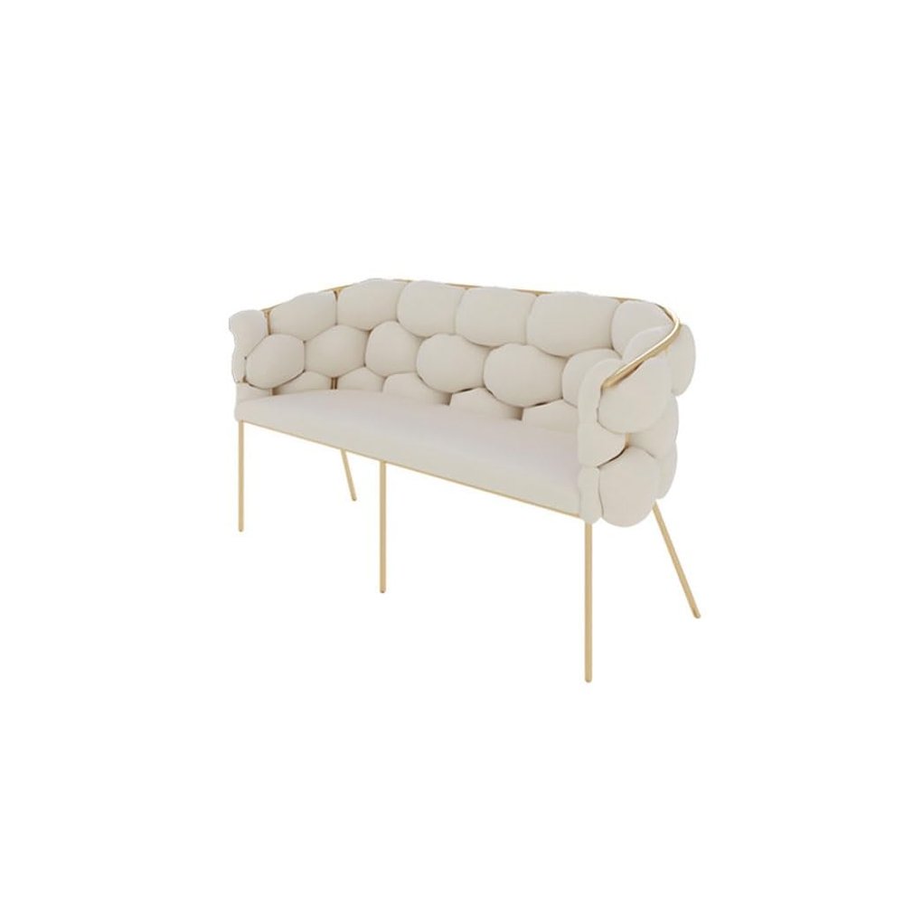 Small Sofa for Small Spaces, Modern Minimalist Reception Sofa, L135 cm
