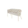 Small Sofa for Small Spaces, Modern Minimalist Reception Sofa, L135 cm view 1