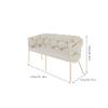 Small Sofa for Small Spaces, Modern Minimalist Reception Sofa, L135 cm view 2