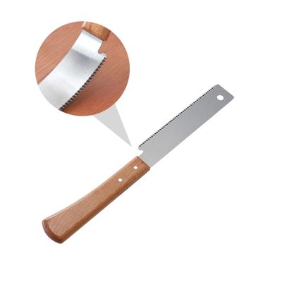 OSALADI Mini Hand Saw for Woodworking, 12-Inch Fine-Tooth Flush-Cut Saw with Wooden Handle