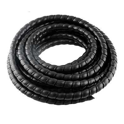 Spiral Cable Protector Sleeve, Black, 10 mm ID, 1 m