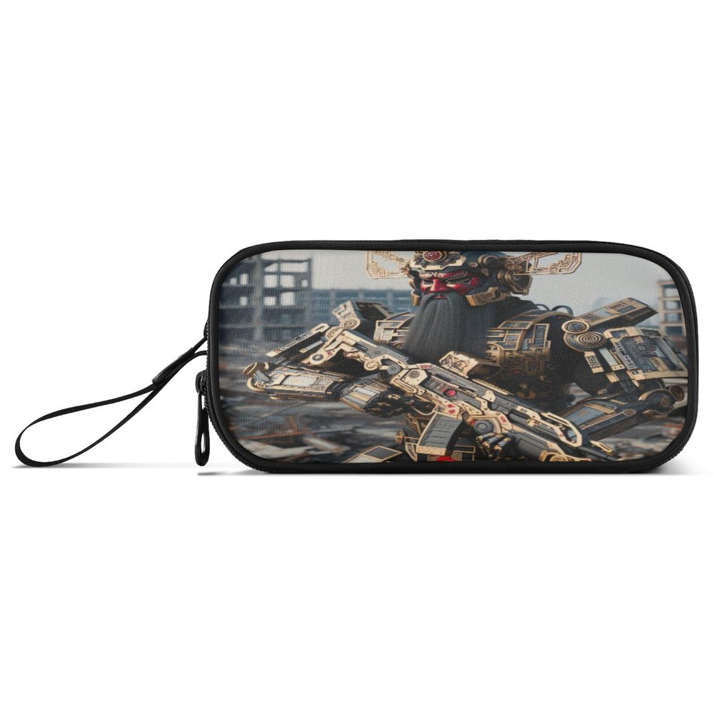 RPLIFE Guan Gong Mech Warrior Pencil Case, Fabric Pencil Pouch
