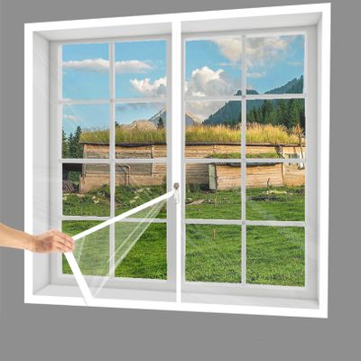 Transparent Self-Adhesive Window Insulation Curtain, 165 x 200 cm