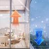 Transparent Self-Adhesive Window Insulation Curtain, 165 x 200 cm view 2