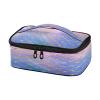 Mnsruu Small Insulated Lunch Bag for Men and Women, Colorful Mermaid Fish-Scale Pattern view 1