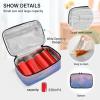 Mnsruu Small Insulated Lunch Bag for Men and Women, Colorful Mermaid Fish-Scale Pattern view 4