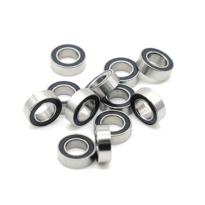 MR126RS Bearings, 10-Pack, 6 x 12 x 4 mm, ABEC-7, Black Sealed, MR126-2RS