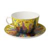 Latte Macchiato Cup My New York City Sunset James Rizzi - Pop Art view 4