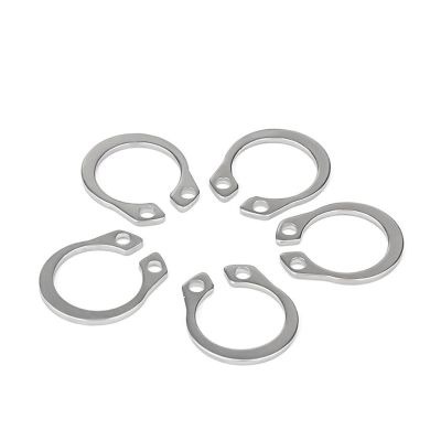 jiuxinyun 304 Stainless Steel C-Clip Retaining Rings, M3–M45 (M9, 40 pcs)