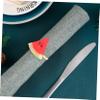 Zerodeko 12-Piece Watermelon Napkin Rings view 2