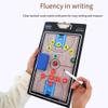 osiuujkw Foldable 3-Panel Soccer Strategy Board with Pen view 4