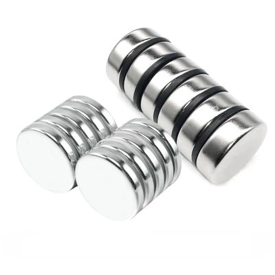 10-Piece 30 x 7 mm Round Neodymium Search Magnets, N35