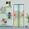 Magnetic Insect Screen Door, 200 x 160 cm, Black view 3