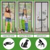 Magnetic Insect Screen Door, 200 x 160 cm, Black view 4