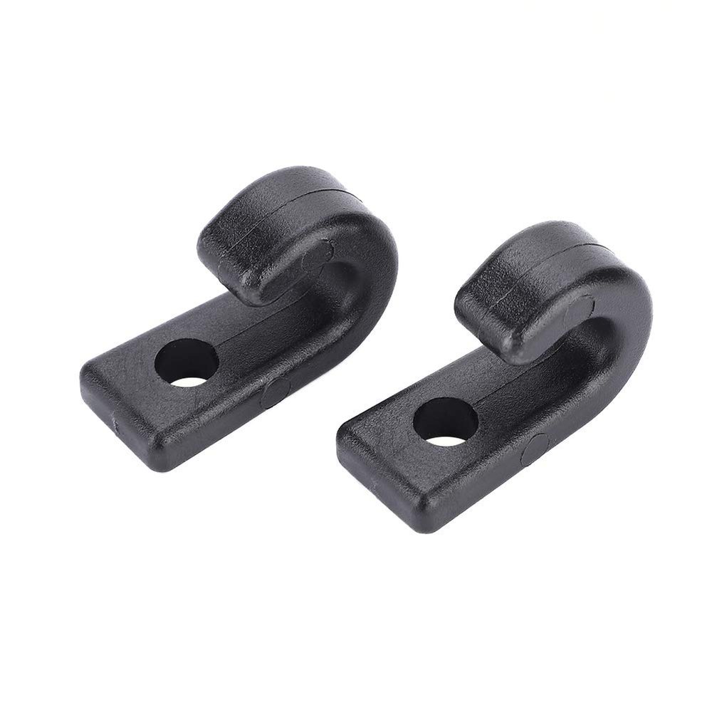 Glomora Durable Kayak J-Hooks, 2-Pack, Nylon Tie-Down Hooks, Compatible with Kayaks, Canoes and Rowboats