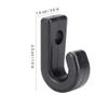 Glomora Durable Kayak J-Hooks, 2-Pack, Nylon Tie-Down Hooks, Compatible with Kayaks, Canoes and Rowboats view 3