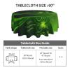 ESASAM Elegant Happy St. Patrick's Day Round Tablecloth, 60 in., Full Print view 2