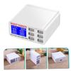 BESTonZON 6-Port USB Charging Station with LCD Display, Overload Protection, 40W Fast Charger, ABS and PC, for Home and Office view 4