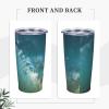 ZISHAK Starry Night Sky Stainless Steel Straw Tumbler view 4
