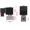 0–300 bar Stainless Steel High-Pressure Solenoid Valve, 1/4 in, DC 24V view 2
