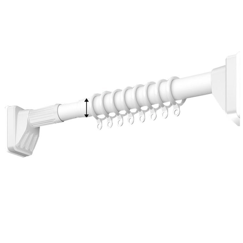 No-Drill Tension Curtain Rod, 110–200 cm / 410–500 cm