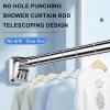 No-Drill Suction Cup Curtain Rod, 410–500 cm, Purple view 2