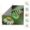 Green Leaf Colorful Butterflies Super Absorbent Kitchen Countertop Drying Mat, Ultra-Fine Microfiber Cleaning Pad view 3