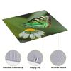 Green Leaf Colorful Butterflies Super Absorbent Kitchen Countertop Drying Mat, Ultra-Fine Microfiber Cleaning Pad view 4