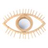 PRETYZOOM Woven Nordic-Style Wall Mirror for Indoor Decor view 1
