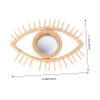 PRETYZOOM Woven Nordic-Style Wall Mirror for Indoor Decor view 4