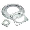 3-Inch Heavy-Duty Metal Swivel Plate for TV Racks, Desks, Tables, and Corner Cabinets, Square/Round view 1