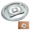 3-Inch Heavy-Duty Metal Swivel Plate for TV Racks, Desks, Tables, and Corner Cabinets, Square/Round view 3