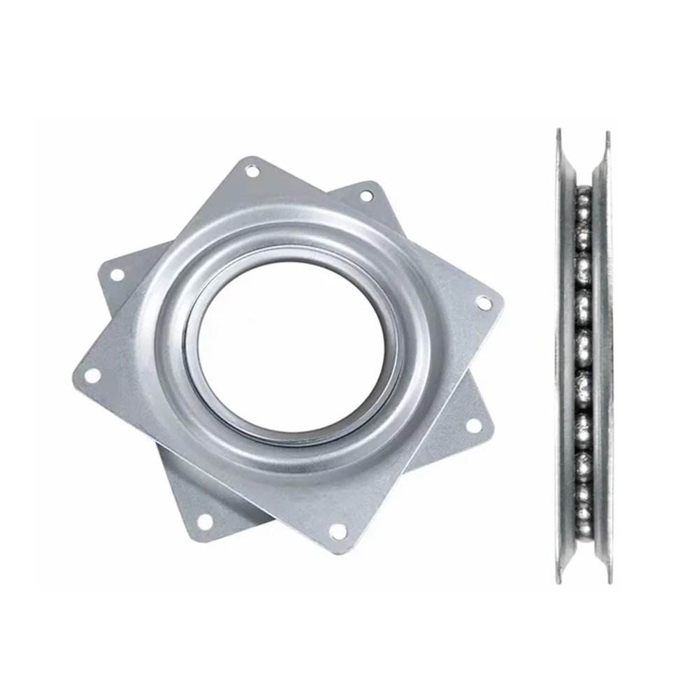 SBTRKT 2/3/4/6-Inch Square Swivel Plate Base, Ball-Bearing, 360° Rotation (2-Inch)
