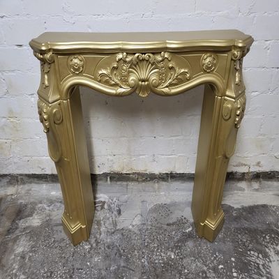 Rococo Gold Fireplace Surround, 115 cm Wide