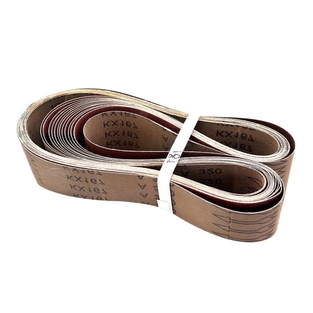 1220 × 50 mm Sanding Belts for 2" × 48" Belt Sanders, 40–1000 Grits (5 pcs, 120 Grit)