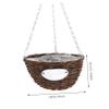 Toddmomy 2-Piece Hanging Rattan Planter Pots for Indoor and Outdoor Use view 2