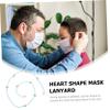 HEMOTON 2-Piece Glasses Chains and Mask Hanging Straps for Children and Adults view 2