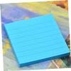 Operitacx 4-Piece Striped Kraft Paper Sticky Note Pads, Assorted Colors view 3