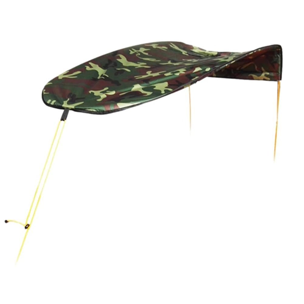 Kliplinc Kayak Canopy with Storage Bag, Waterproof UV-Resistant Camouflage