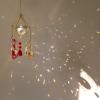 PATIKIL 5-Piece Hanging Crystal Set, Teardrop and Octagon Beads, 135 mm, Brown view 4