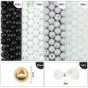 Xilitata 400-Piece 8 mm Round Glass Bead Set for Jewelry Making view 3