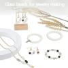 Xilitata 400-Piece 8 mm Round Glass Bead Set for Jewelry Making view 4