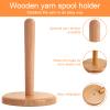 Wooden Yarn Holder, 8-Inch Vertical Spool Stand view 3