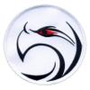 Set of 4 Red-Eyed Falcon Embroidered Sew-On Patches view 2