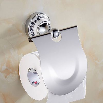 Wall-Mounted Toilet Paper Holder, Gold