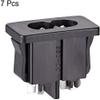XYWHPGV C8 Panel-Mount Plug Adapter, AC 250V 2.5A, 2-Pin IEC Inlet, Straight, 7-Pack view 3