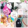 HOWAF Baptism Gifts for Girls, Small Baptism Card with Guardian Angel Keychain view 3