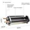 ZHPPED Portable Dual-Tube Solar Cooker and Grill view 3