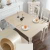 Flower-Printed Transparent PVC Table Protector, 1 mm, E, 40 x 200 cm view 1